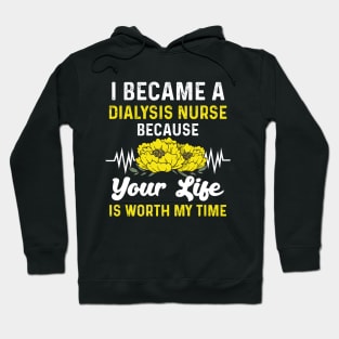 Loves Being a Dialysis Nurse Hoodie